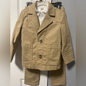 GAP Tan Kids Blazer Set
